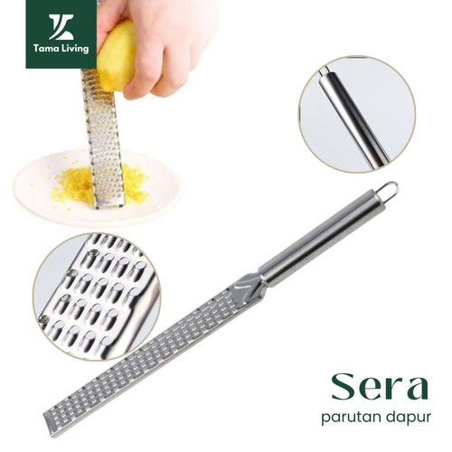 TAMA LIVING Sera Parutan Lemon Keju Bahan Stainless Cheese Grater Parutan Sayur Parutan Serbaguna